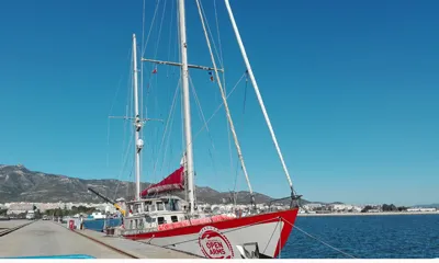 Vaixell de la campanya de sensibilització de Proactiva Open Arms