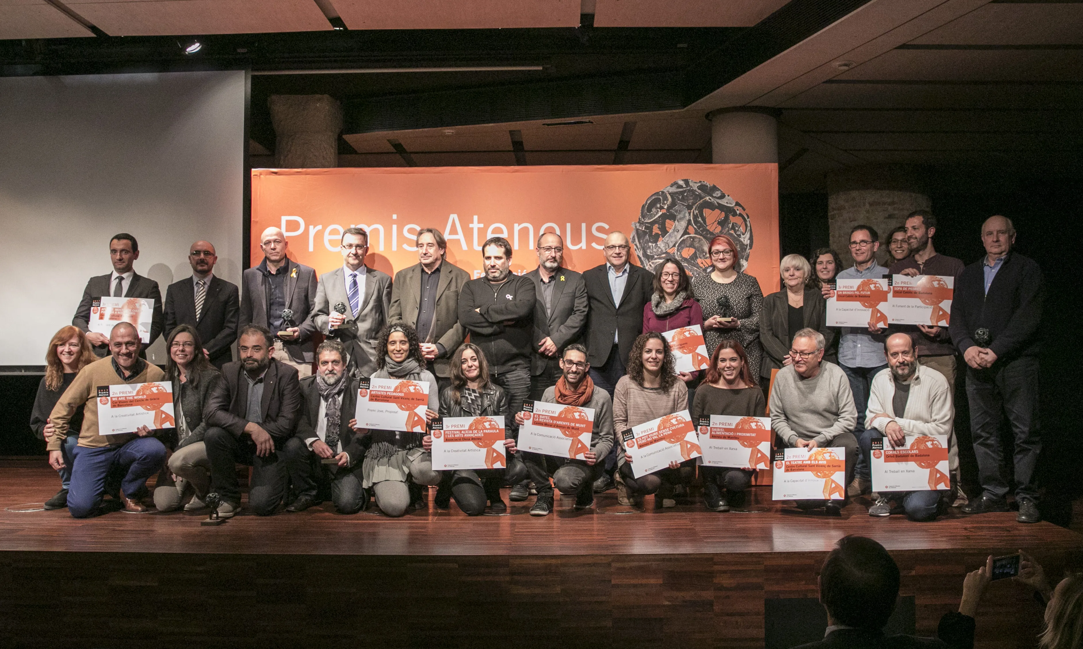 Premis Ateneus 2017 a La Pedrera