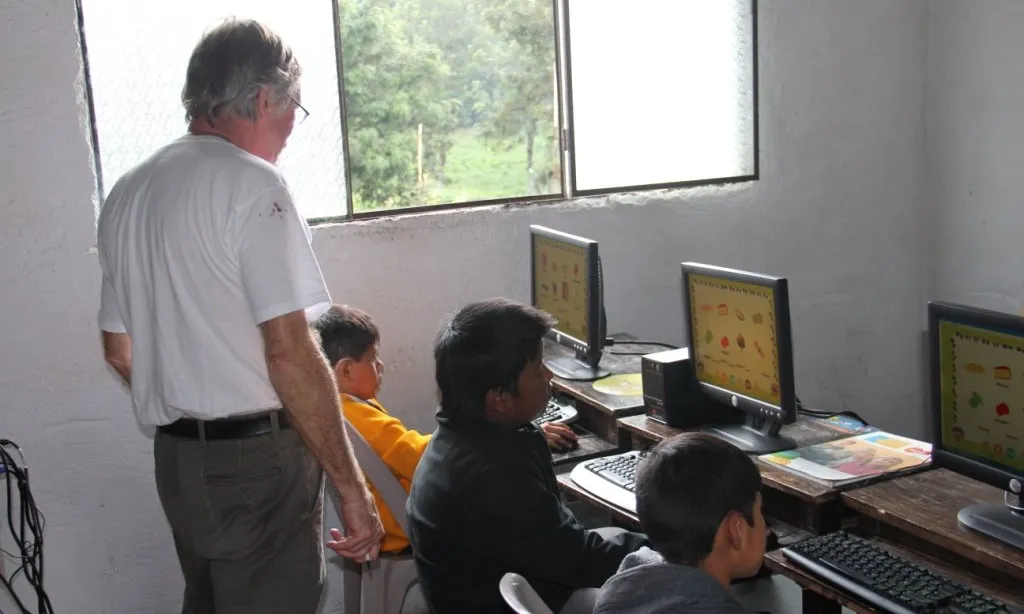 Voluntari en un projecte a Guatemala