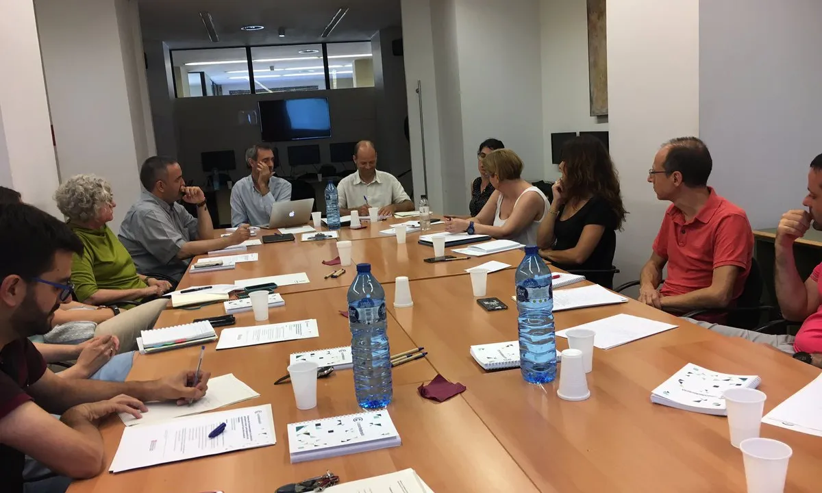 Trobada d'entitats participants en Programa Pilot d'Acompanyament a la Governança Democràtica organitzada l'any 2017.