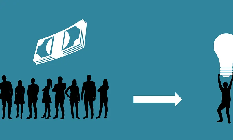 Imatge gràfica del crowdfunding.