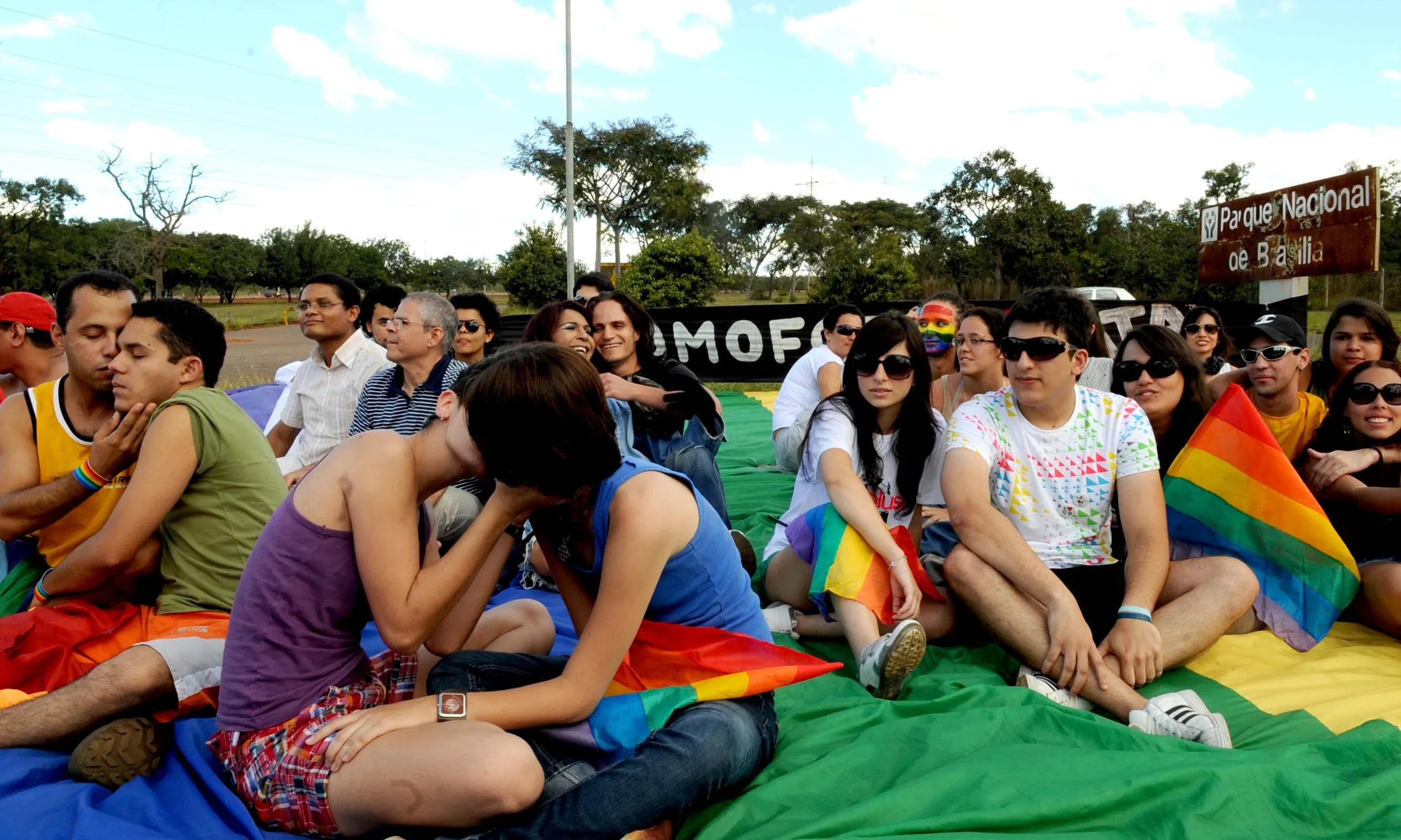 Protesta contra l'homofòbia.