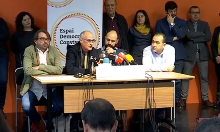 Moment de la roda de premsa.