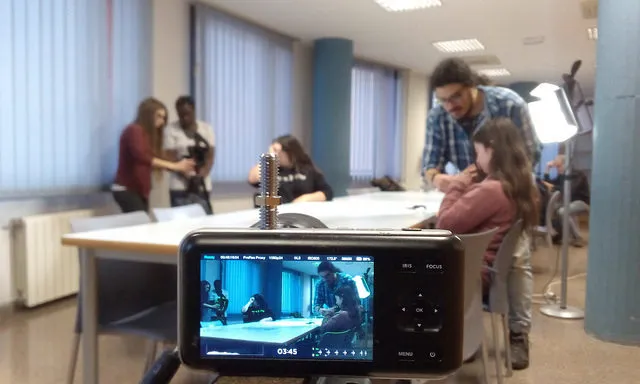 Un moment de la formació prèvia per fer el documental