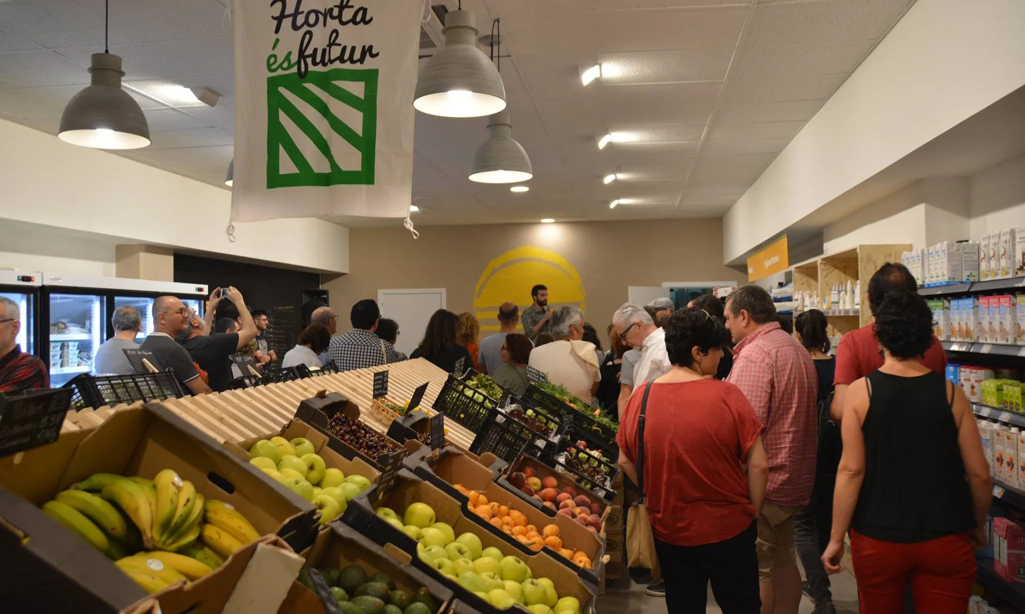 Supermercat de la cooperativa Som Alimentació de València