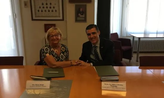 Acte de signatura del conveni entre el Consell de l’Advocacia Catalana i la Confederació Catalana de Persones amb Discapacitat Física i Orgànica (Cocemfe).