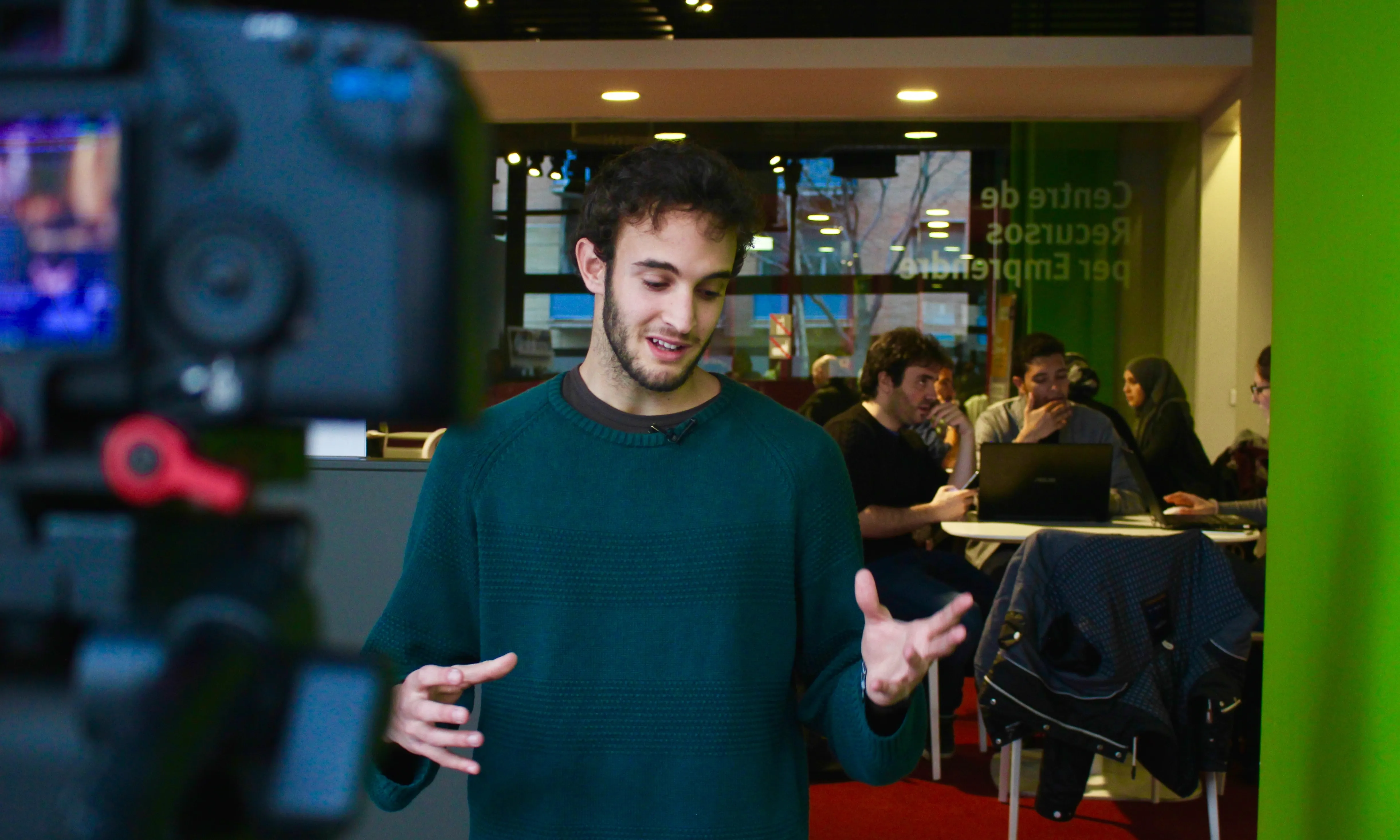 Ignasi Eiriz és el jove creador de la primera 'app' de moda sostenible. 