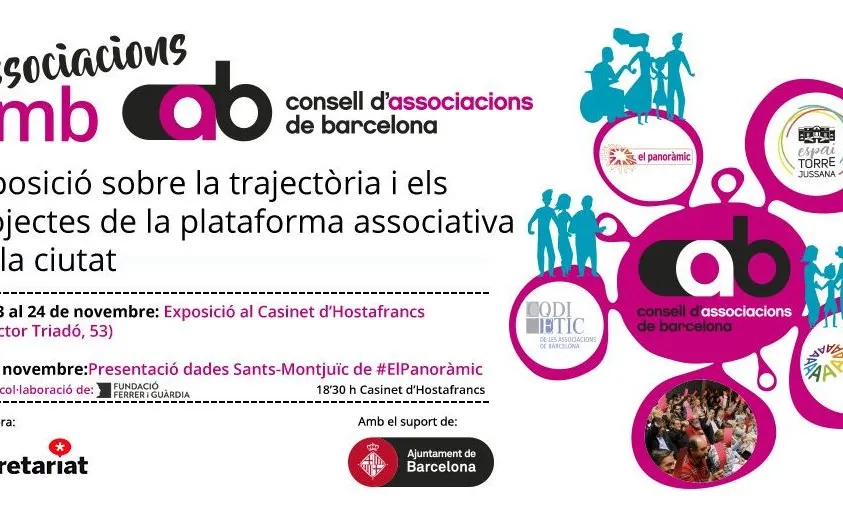 Cartell exposició ‘Associacions amb CAB’