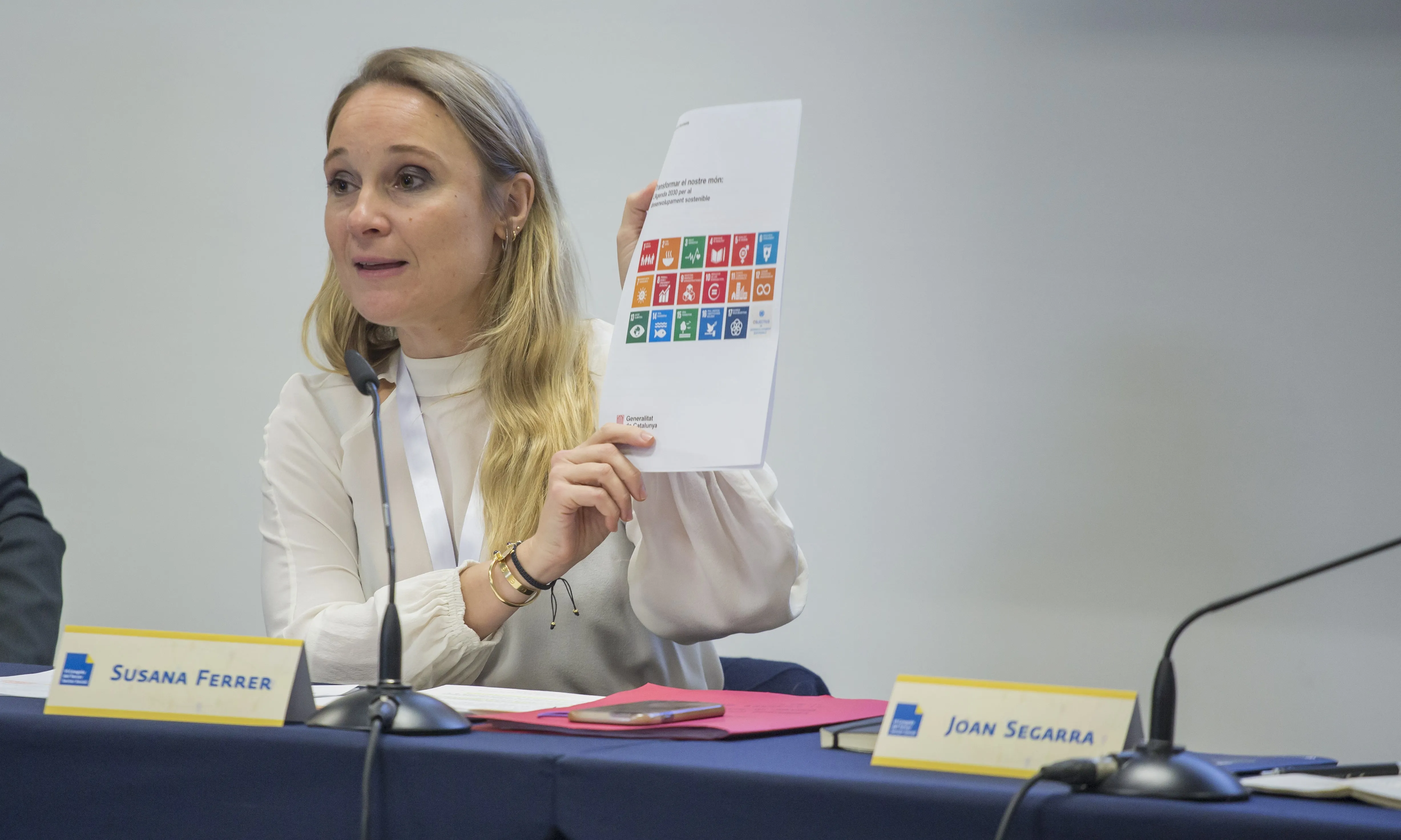 Susana Ferrer, advocada i col·laboradora a Fundesplai, en un dels debats del VI Congrés del Tercer Sector. 