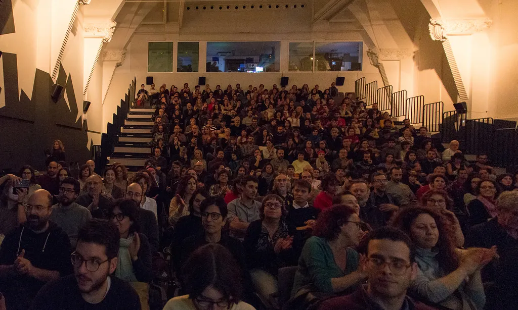 El públic del festival, en una de les sessions