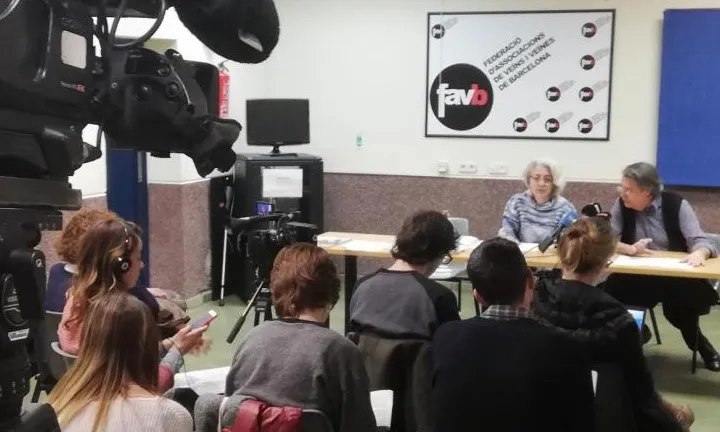Roda de premsa de la presentació del document