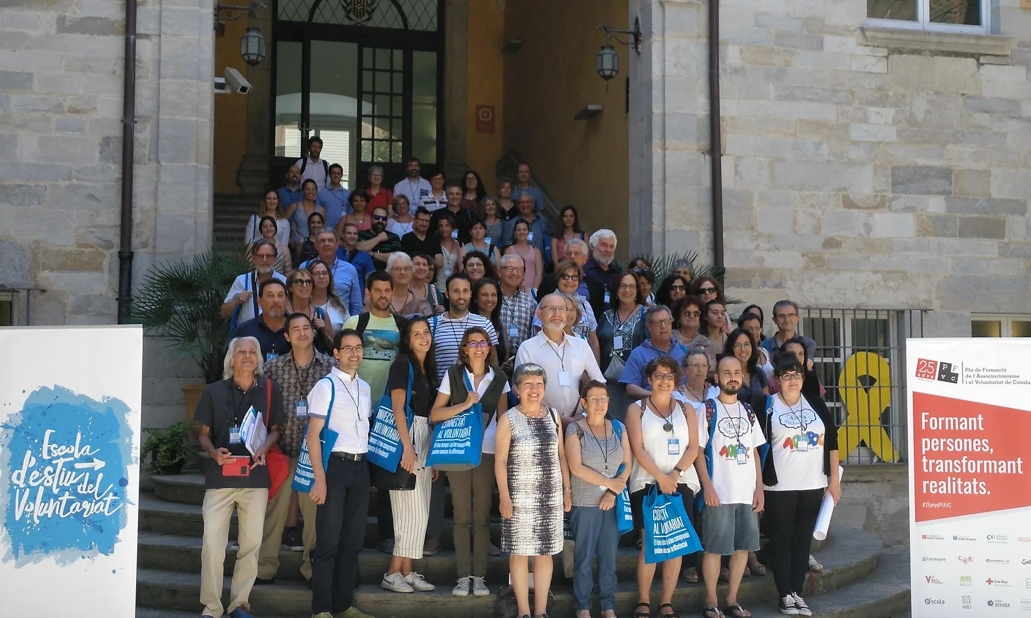 El taller era una de les quatre formacions de la 20a Escola d'Estiu del Voluntariat. Font: Suport Associatiu.