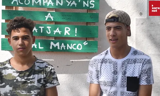 Hamza El Karaa, jove extutelat al centre residencial Cal Manco, a Caldes de Malavella. Font: Suport Tercer Sector.