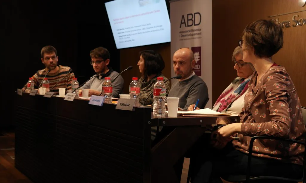 Presentació de l'informe 'Atur, salut i benestar', de l'ABD, al Palau Macaya.