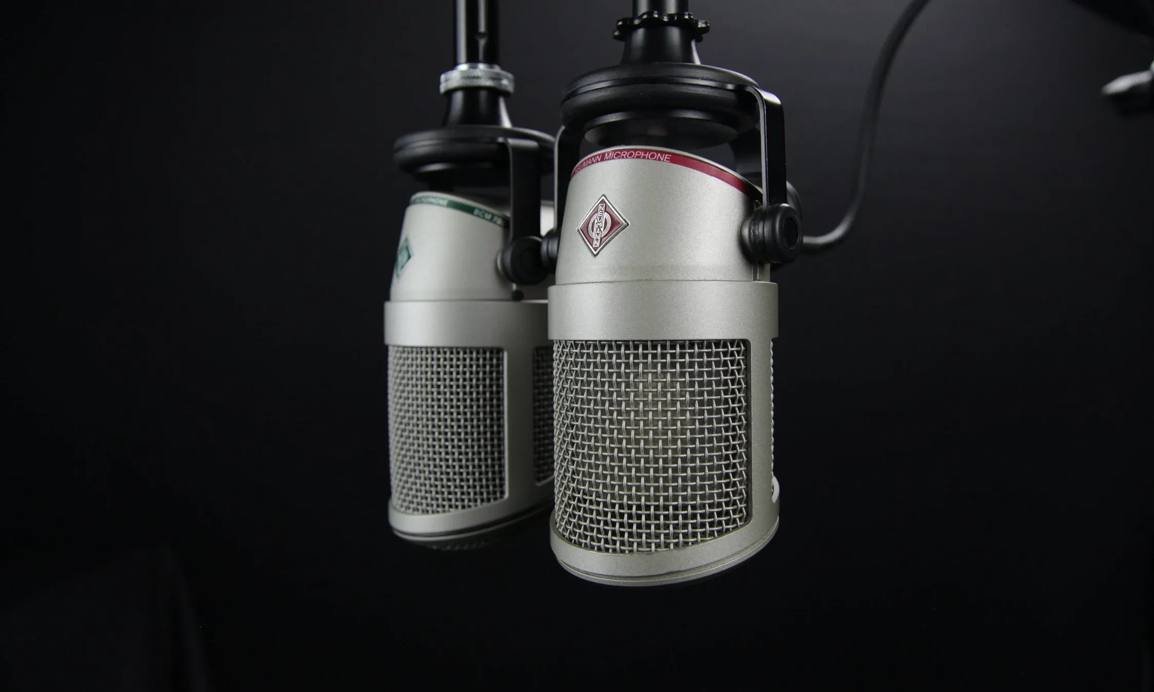 Micròfons d'estudi de ràdio