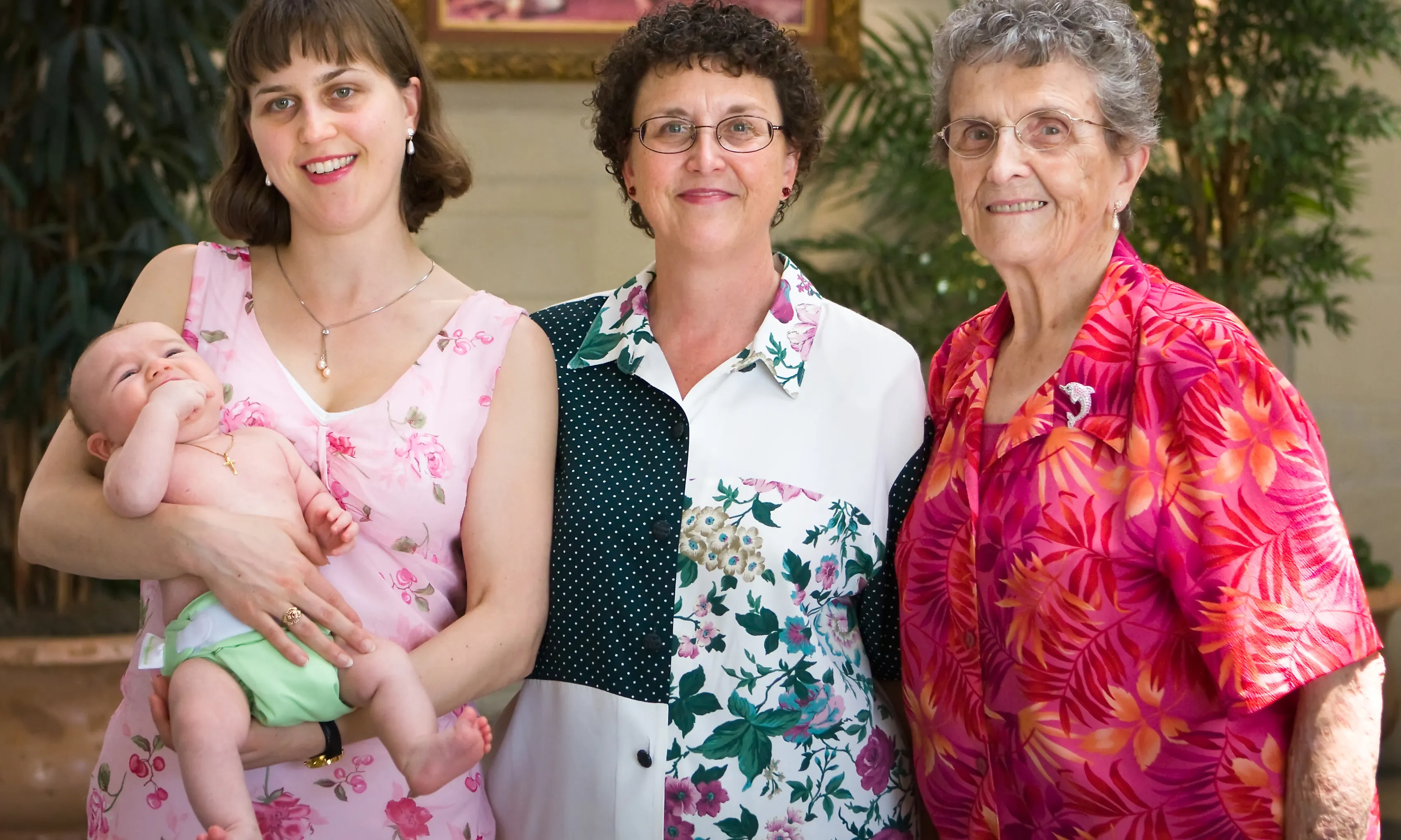 Fotografia d'una família de dones. 