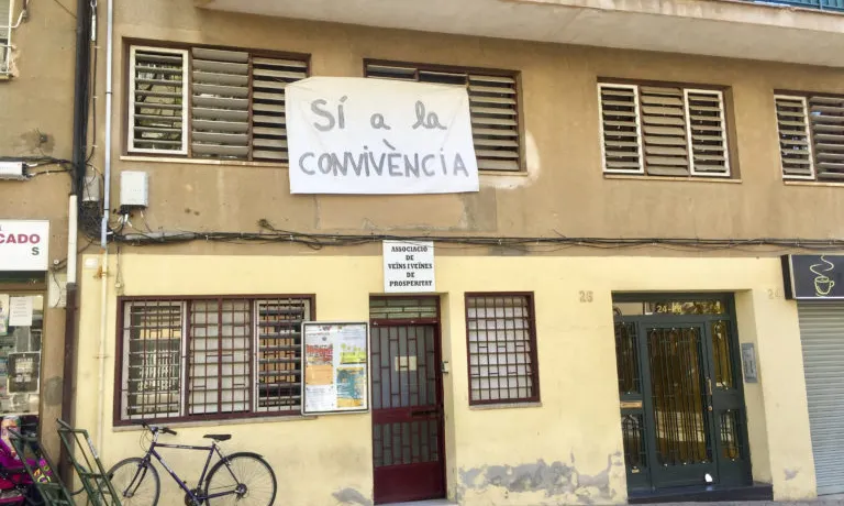 El local actual de l'AV Prosperitat, al carrer Baltasar Gracián