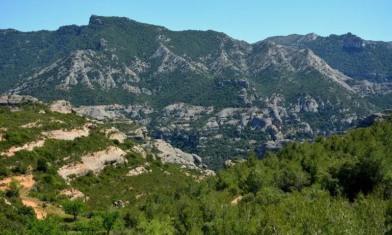 Fotografia de la serra del Montsant. Imatge d'Angela Llop. Llicència d'ús CC BY-SA 2.0