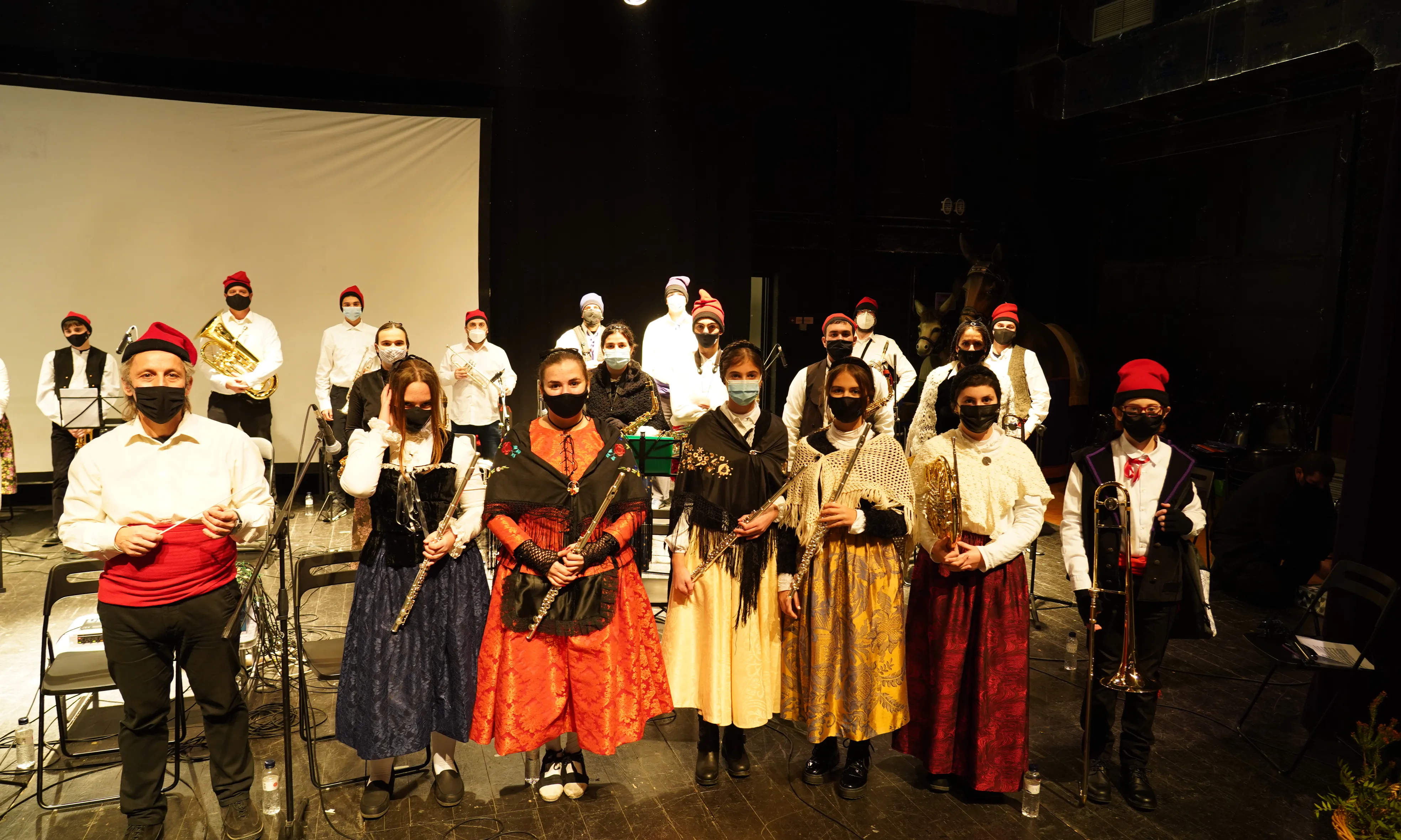 L'Associació Musical Vila de Falset, en una actuació en el marc de la iniciativa 'Músiques del territori'.