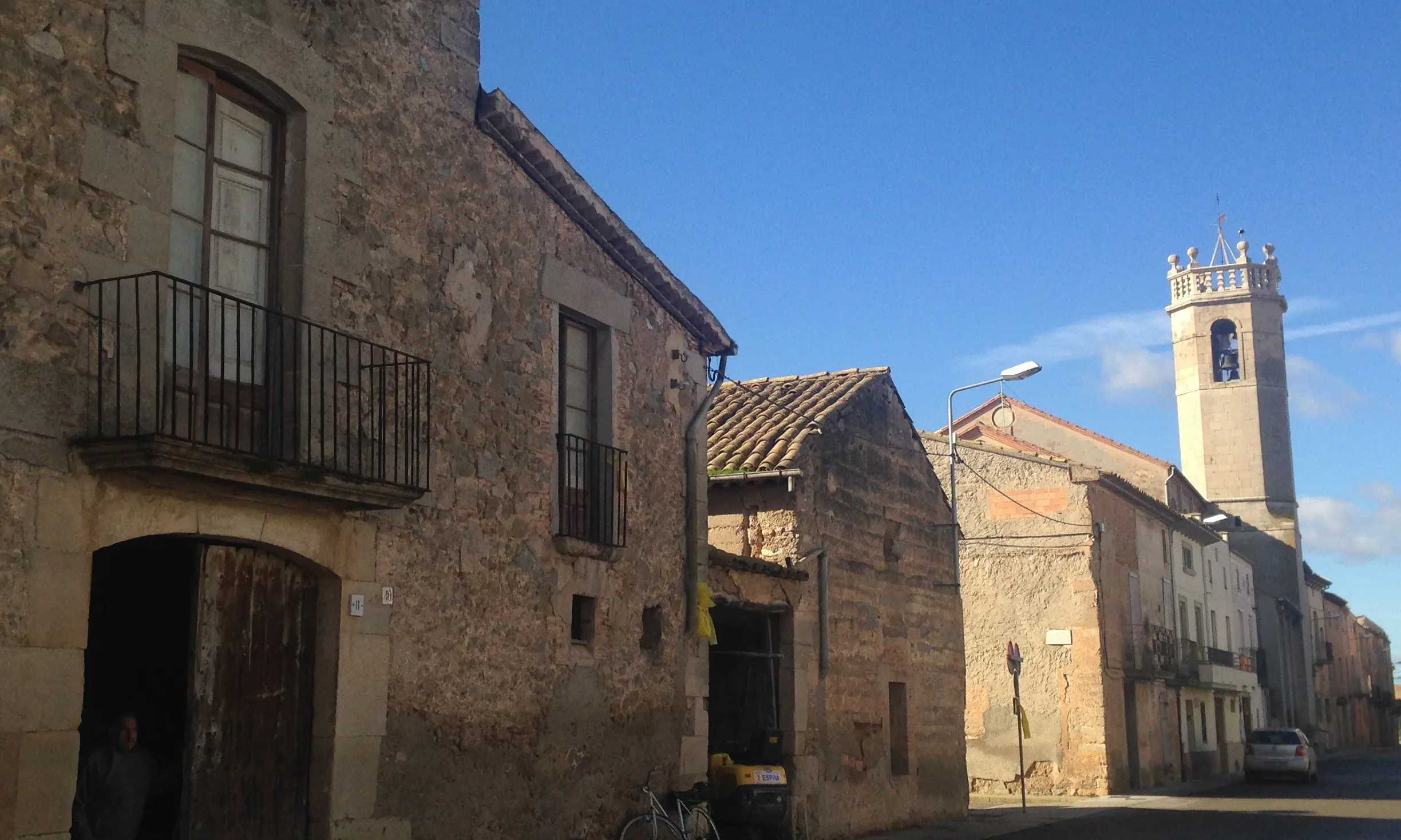Edifici dels antics cubs, al poble de Poal
