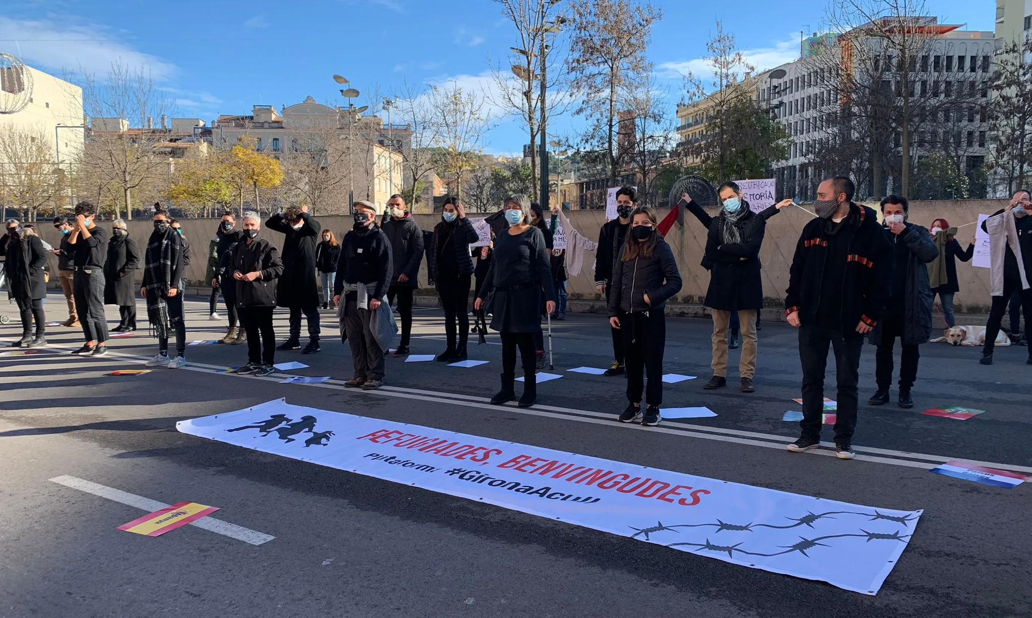 Girona Acull lluita per la defensa dels drets humans de les persones refugiades. 