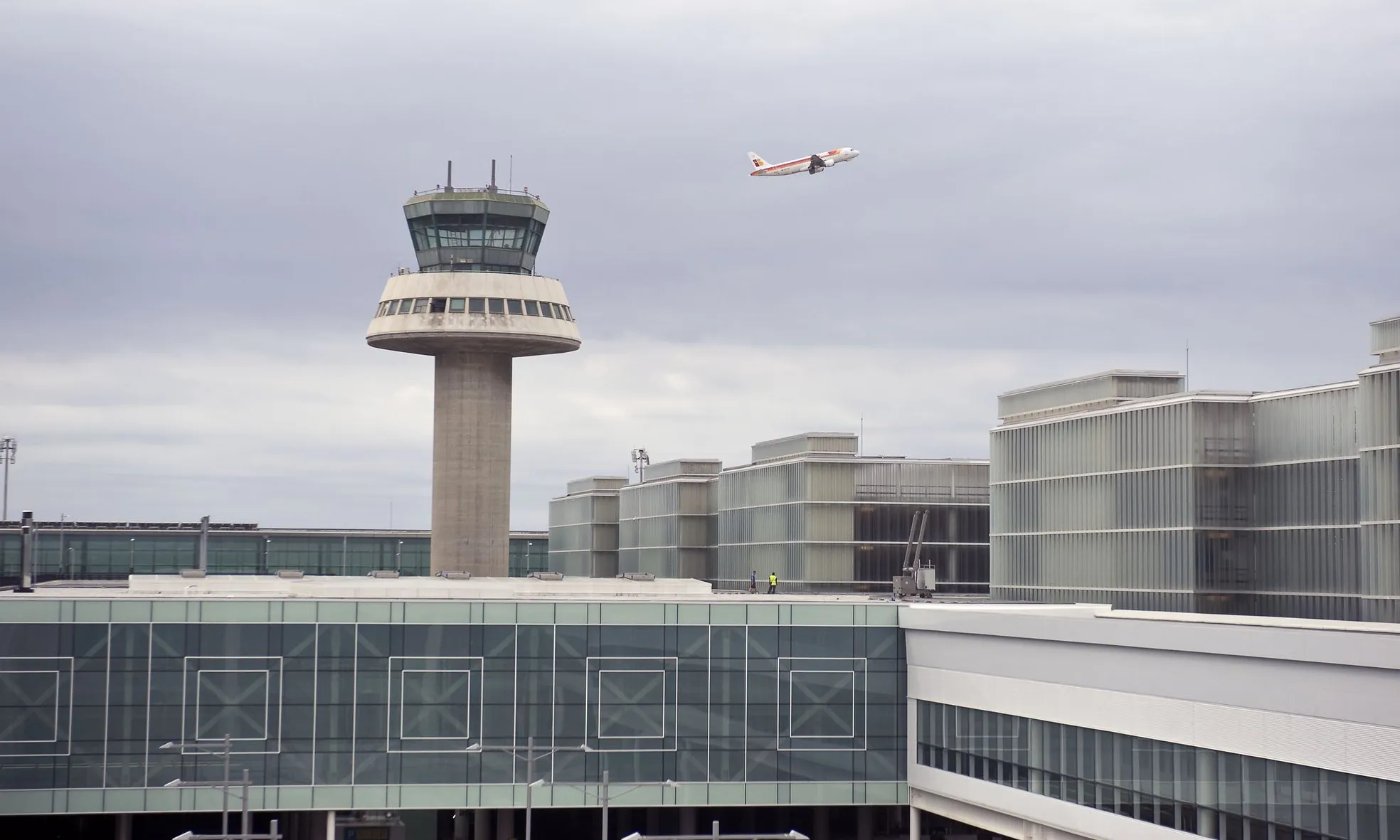 Vista de la T1 de l'aeroport del Prat.