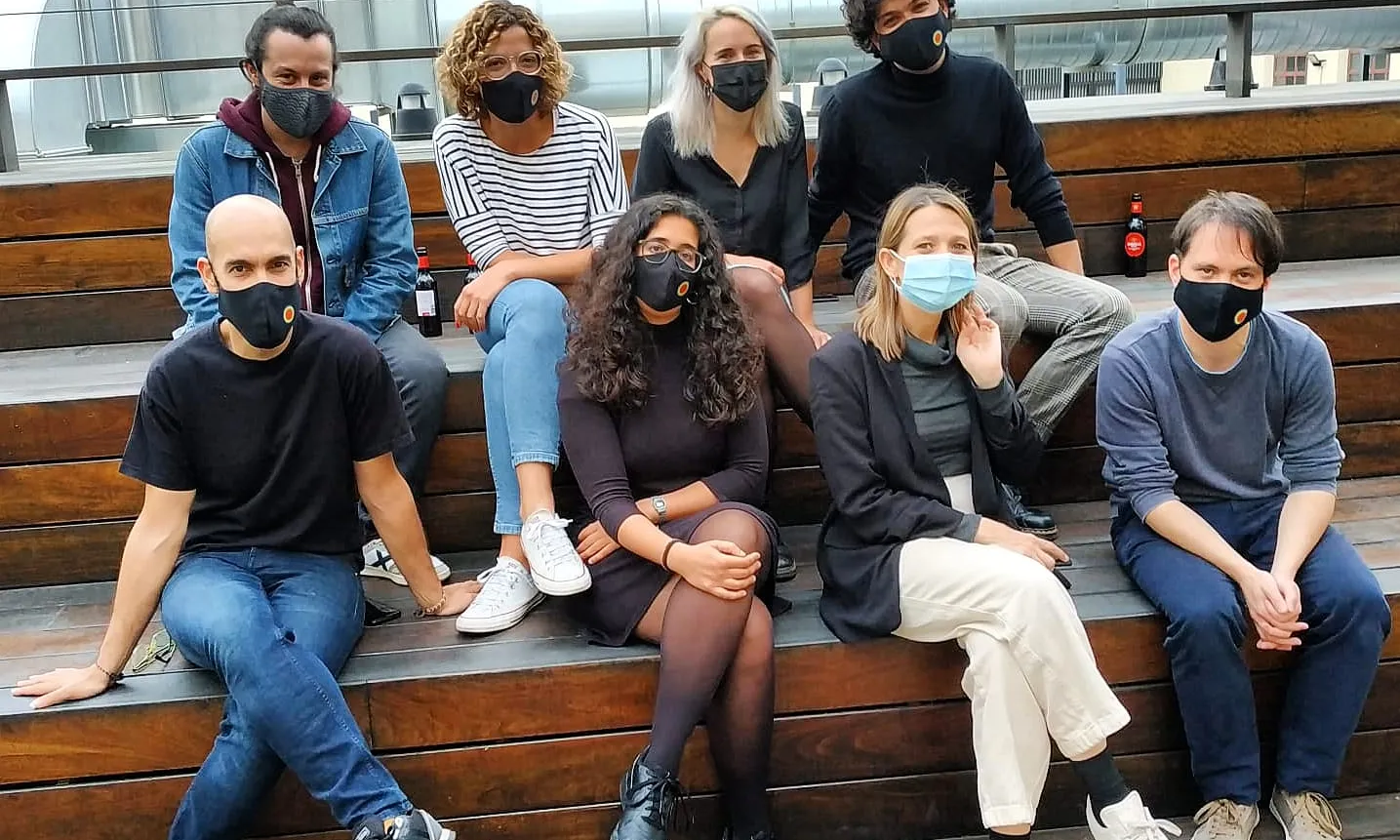 L'equip de l'associació Coincidències.