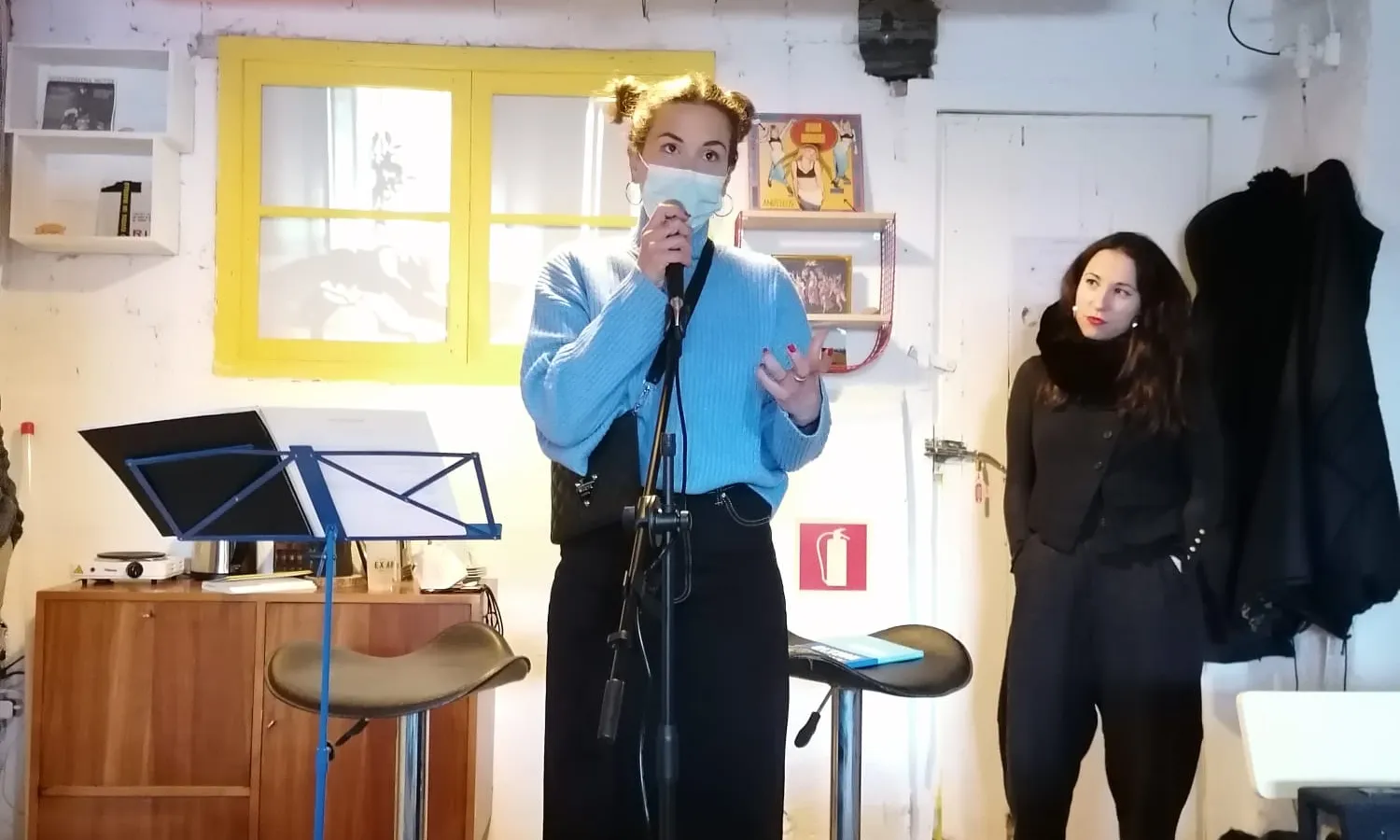 Nerea Campo durant la presentació de l'espai.