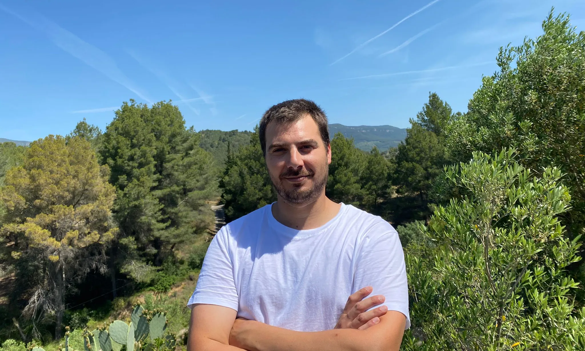 Eduard Mieza, ambientòleg de l'Associació Molí del Fort.