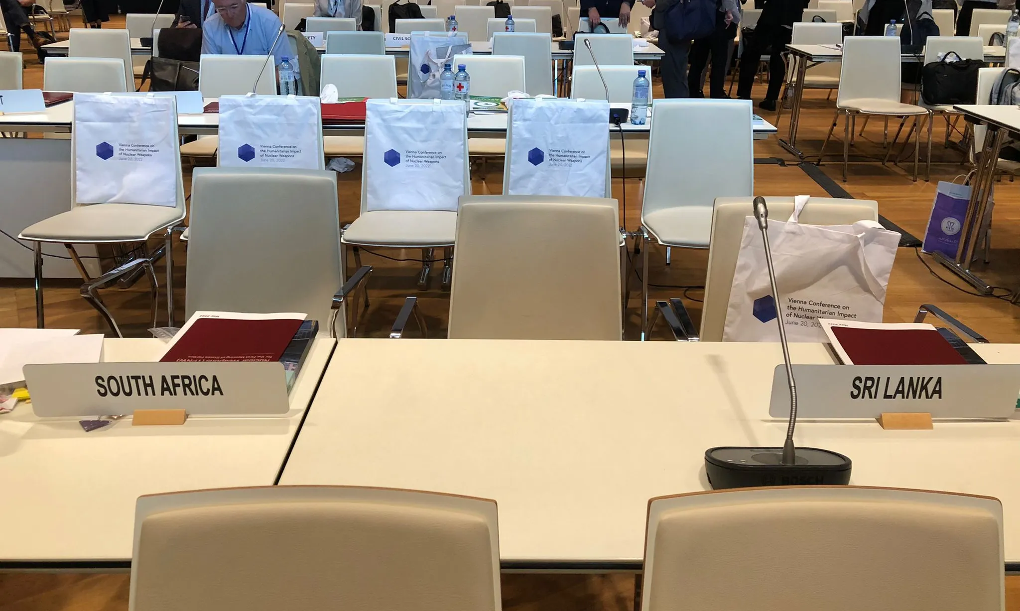 Conferència sobre l'impacte humanitari de les armes nuclears a Viena. Conferència sobre l'impacte humanitari de les armes nuclears a Viena.