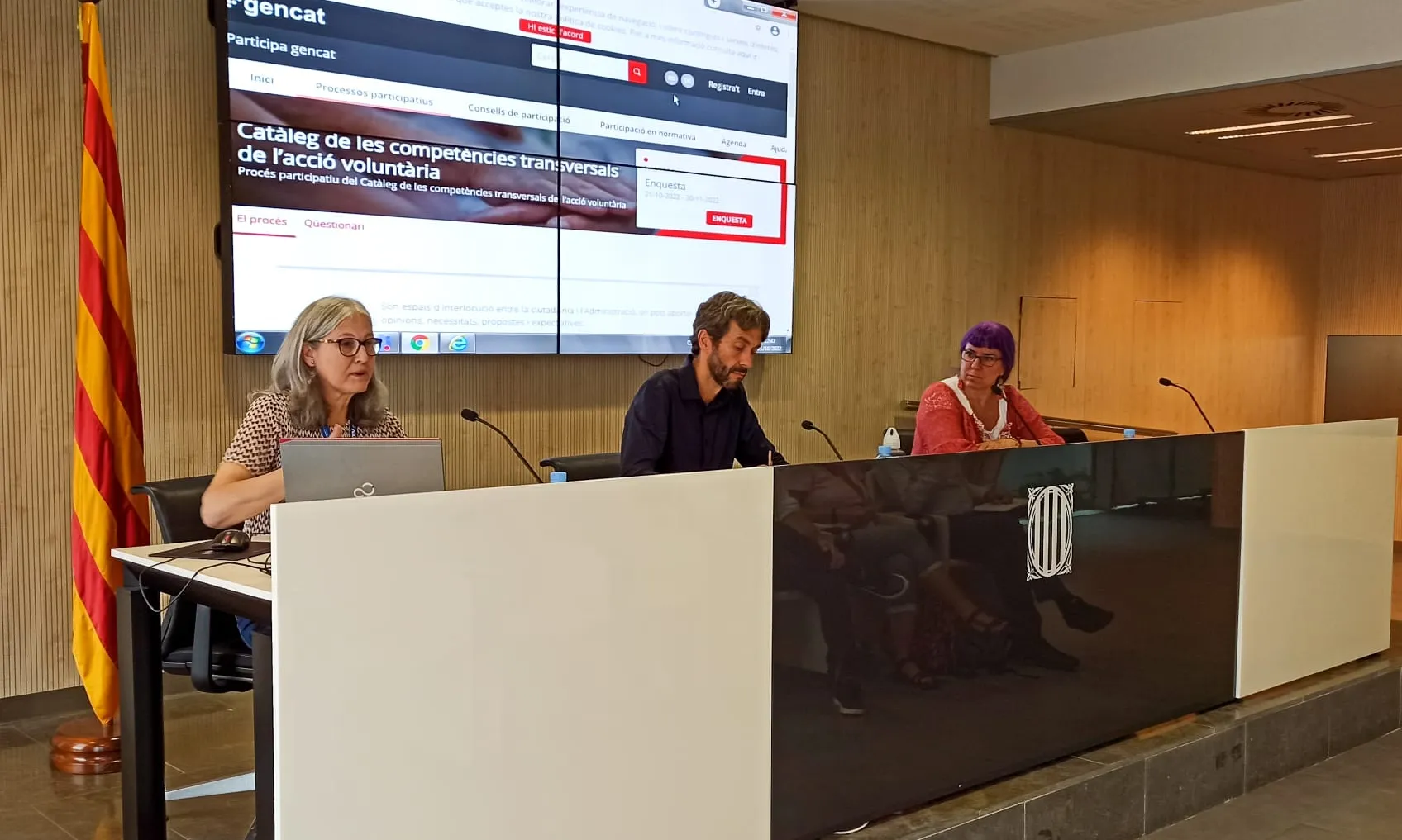Acte de presentació del Catàleg de competències de l'acció voluntària.