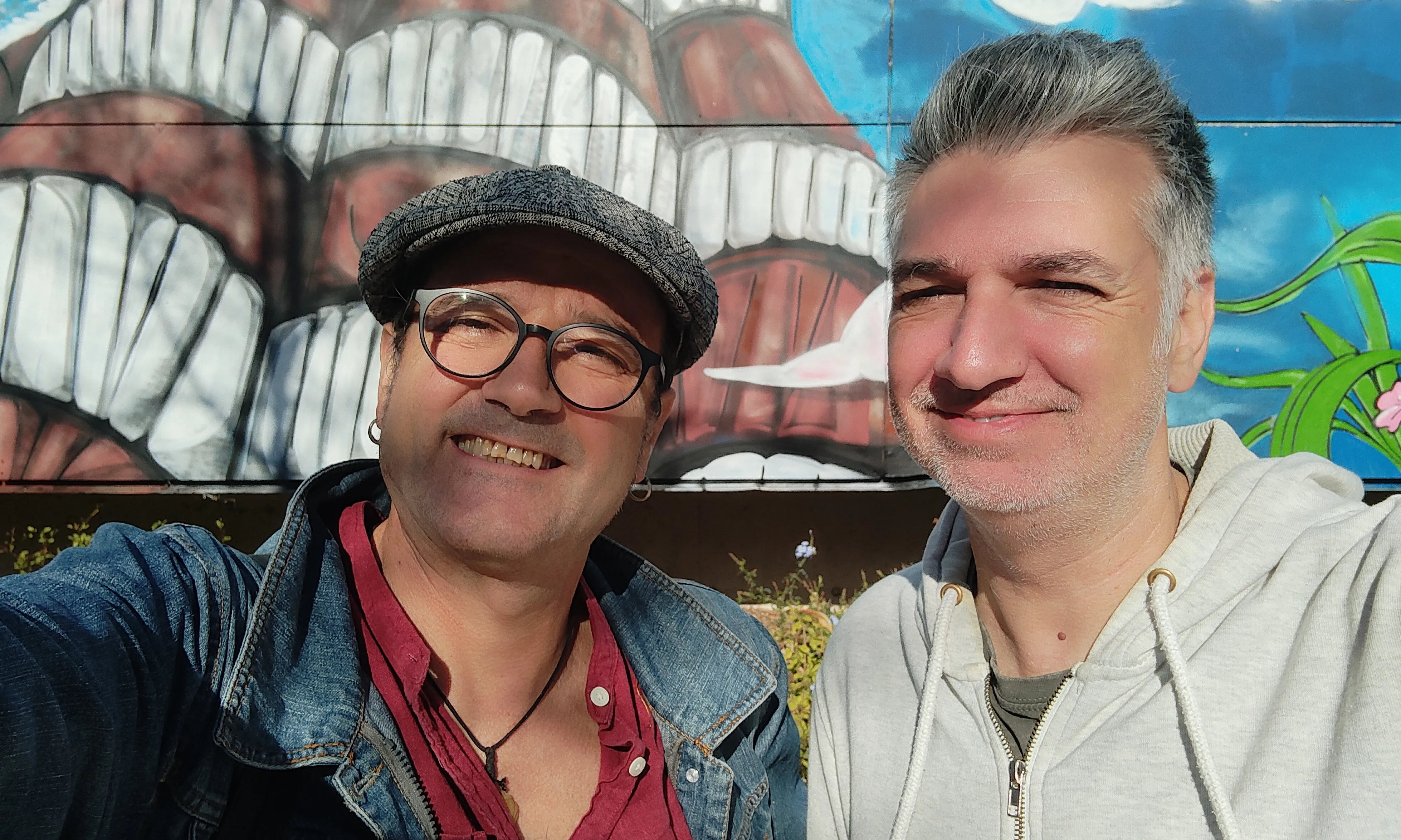 Pep Valenzuela (dreta) i Miquel Gordillo (esquerra), del consell de redacció de Malarrassa