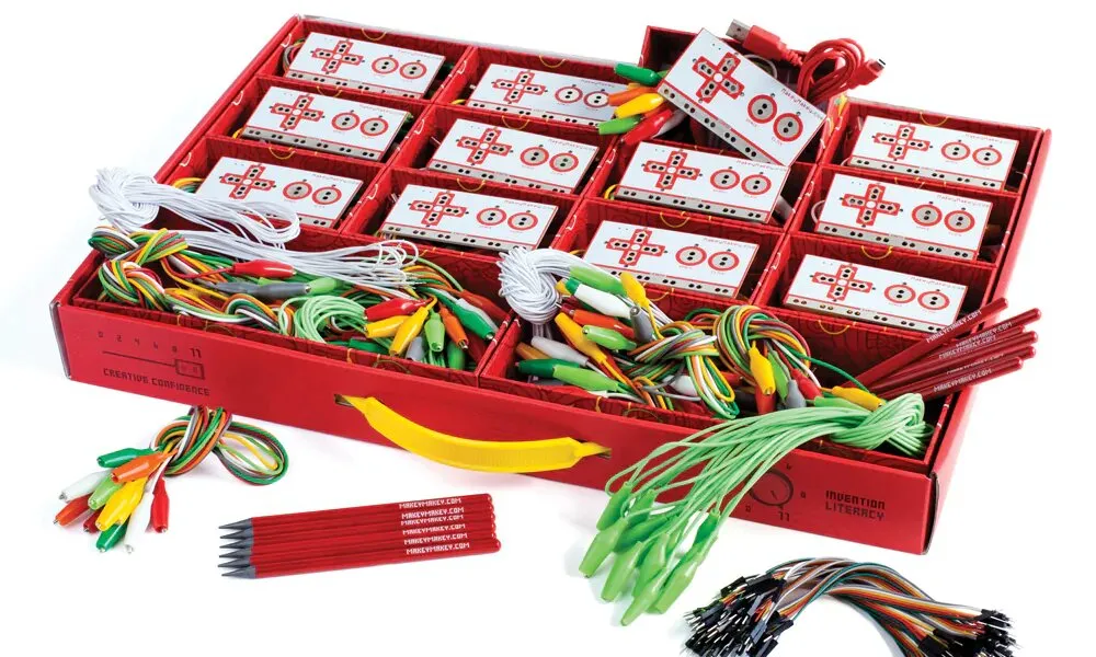 Kit de Makey Makey, un joc per iniciar-nos en el funcionament de l'electrònica. Font: Makey Makey