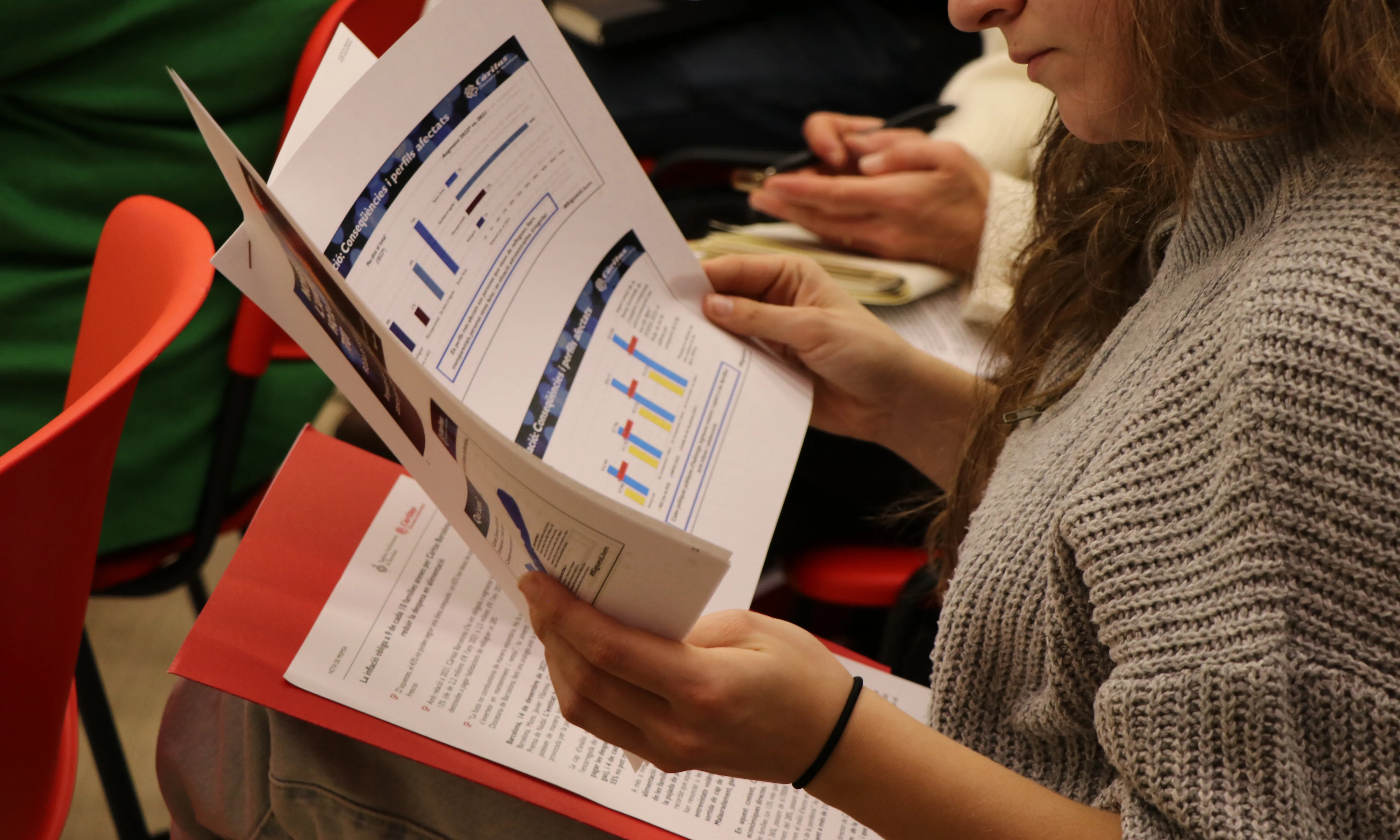 Càritas de Barcelona recull en un estudi l'impacte de la inflació en les persones que acompanya.