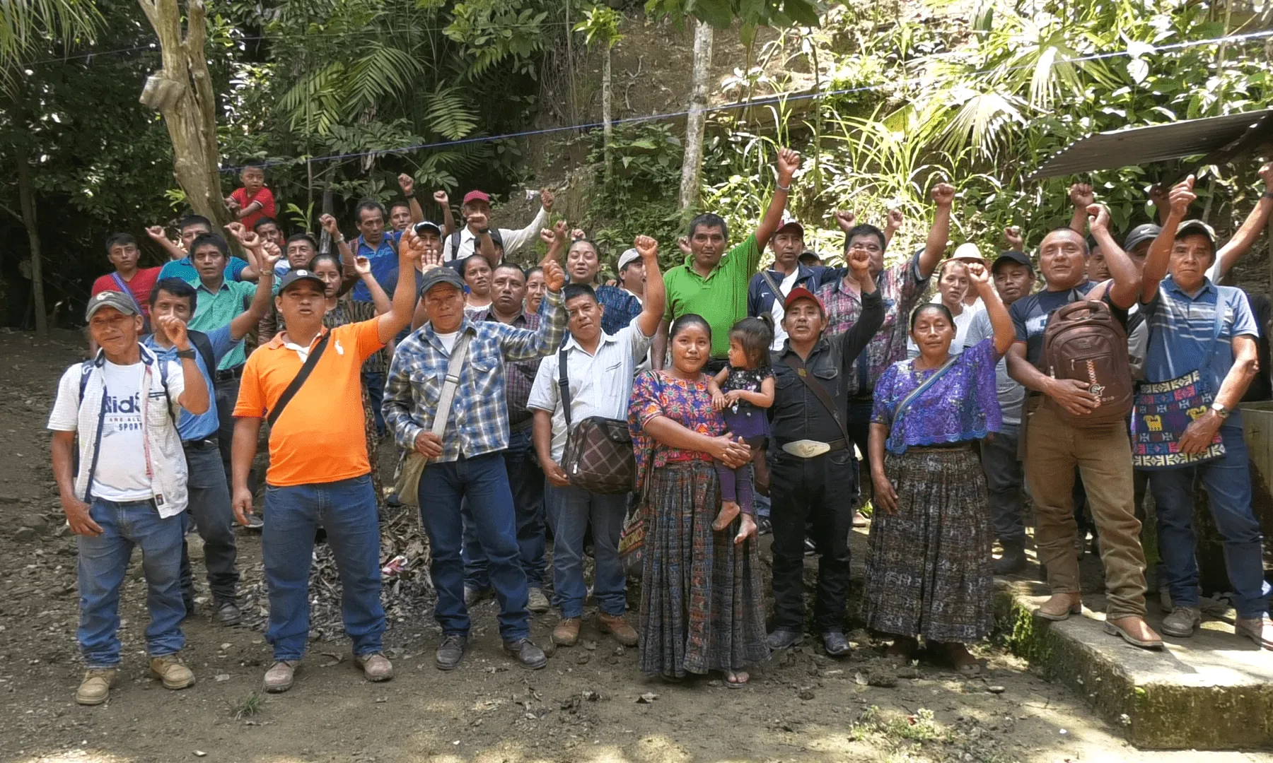 Algunes de les persones membres del poble Q'eqchi'.