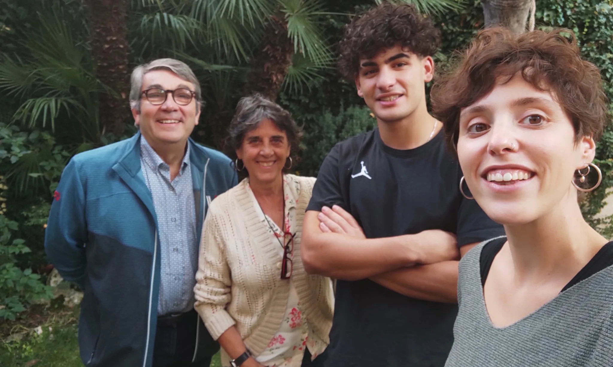 Una família participant al projecte Acull de Punt de Referència.