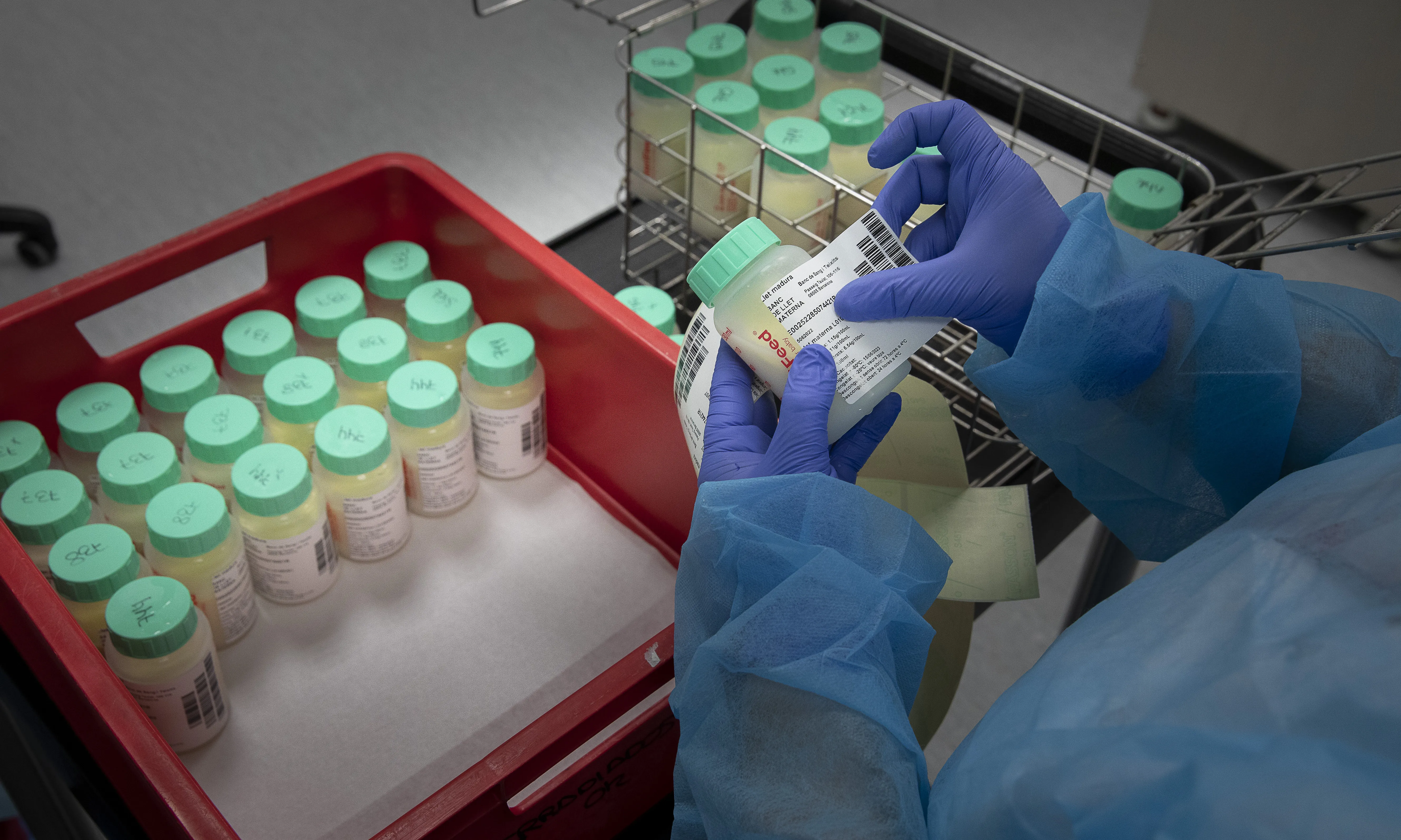 El Banc de Llet té la funció d'assegurar l'alimentació dels infants prematurs o nounats de Catalunya que necessitin aquesta llet per prescripció mèdica.