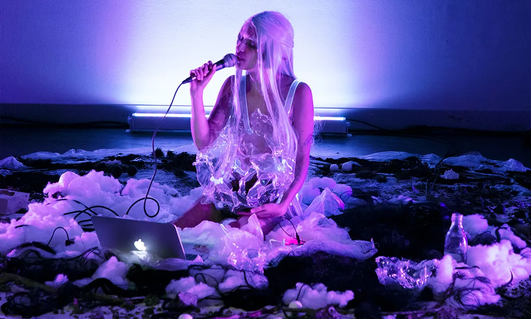 Imatge d'Alicia Arévalo, una de les artistes que forma part de l'Ex Abrupto d'enguany. Font: Festival Ex Abrupto.