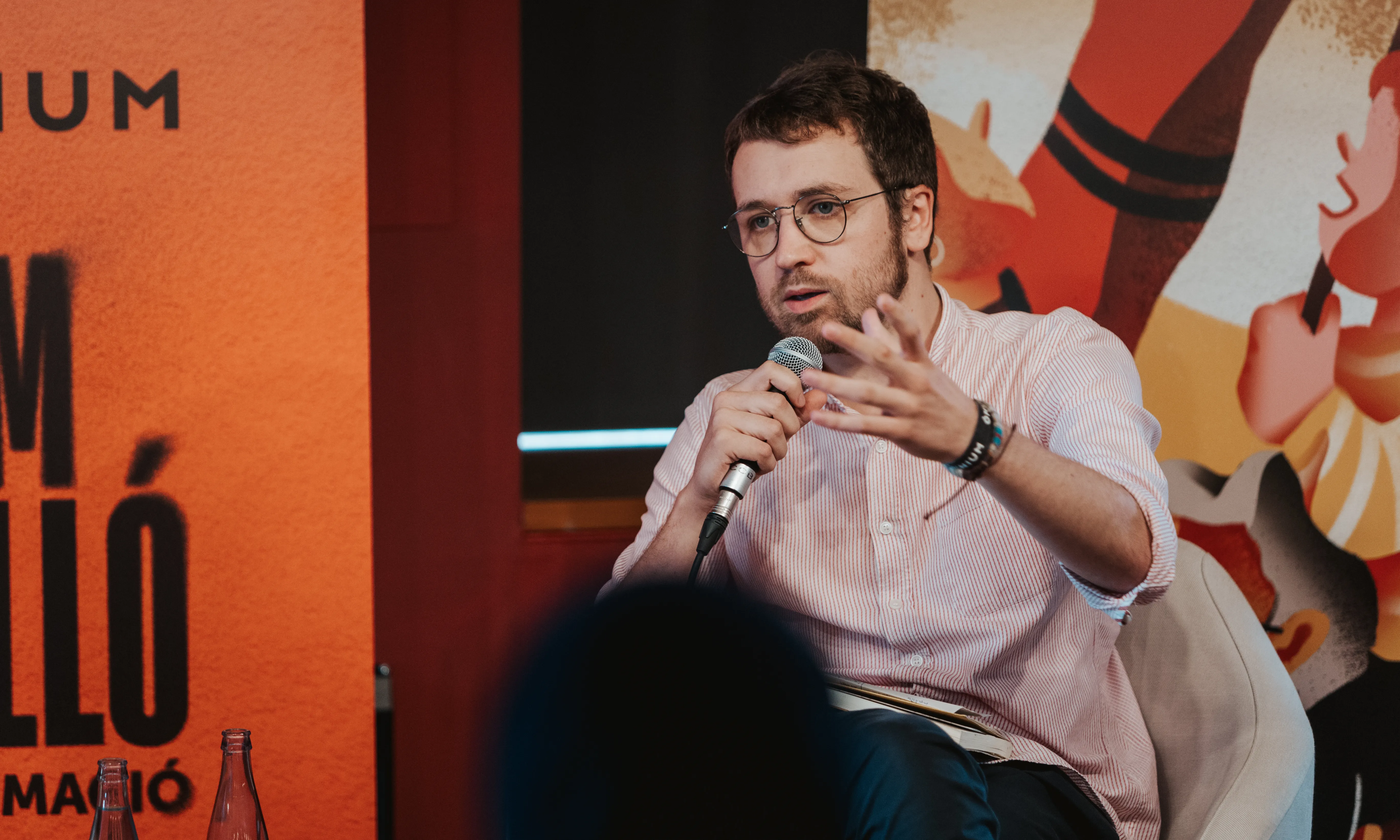 Didac Amat és el referent polític de l'Escola de Formació Guillem Agulló.