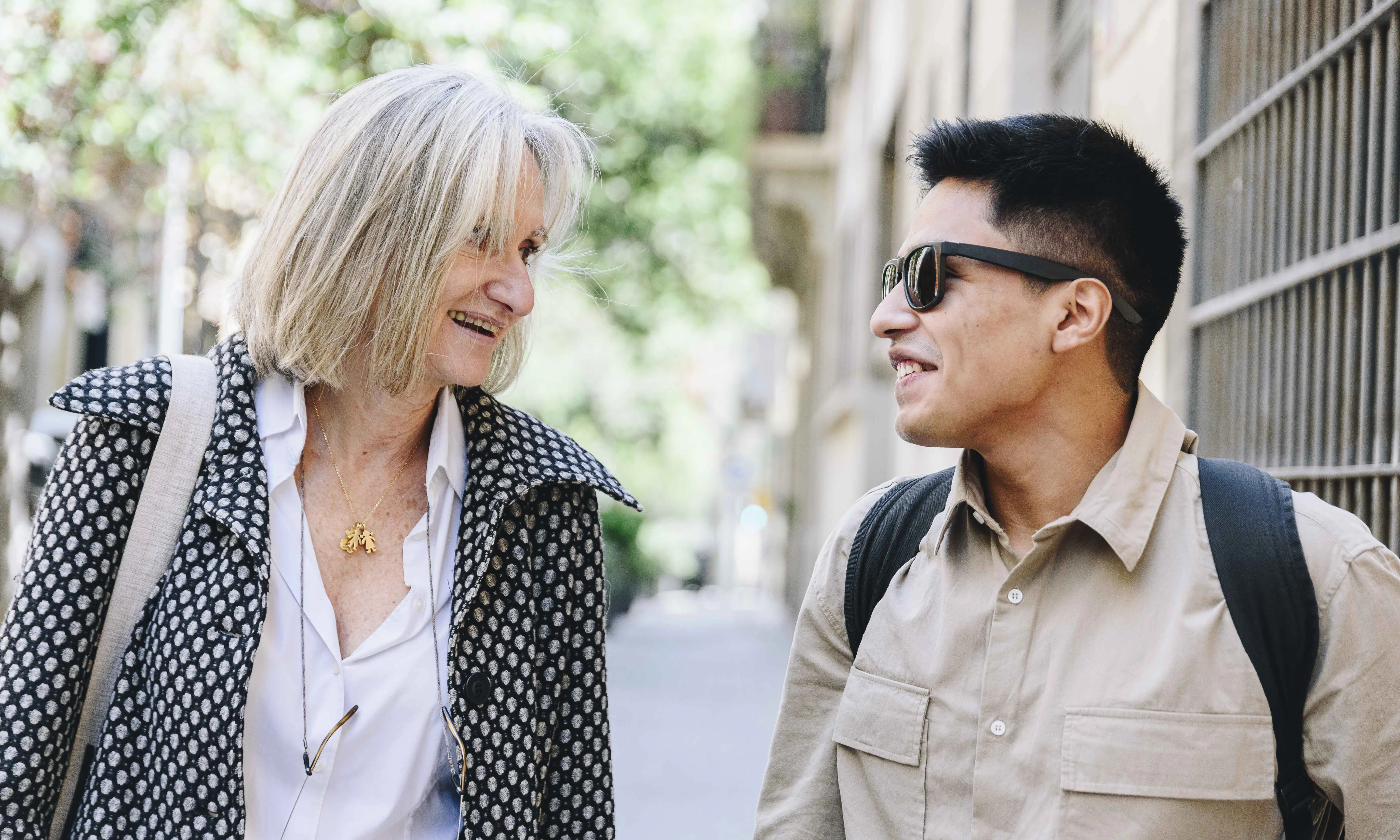 L'Eva (esquerra) va ser la mentora L'Eva (esquerra) va ser la mentora del Walter (dreta) en un projecte anterior de Punt de Referència.