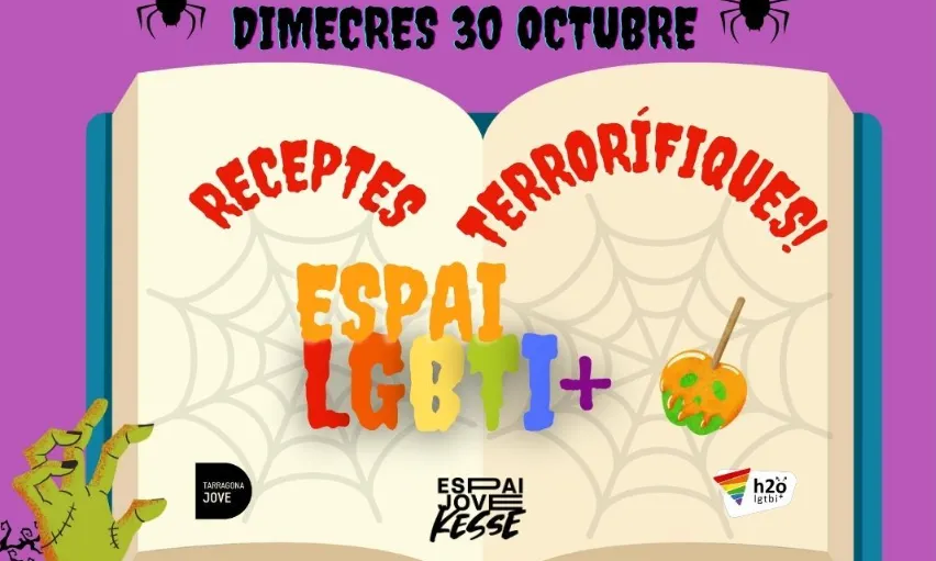 La darrera activitat del taller ha estat la creació de receptes terrorífiques. Font: H2O