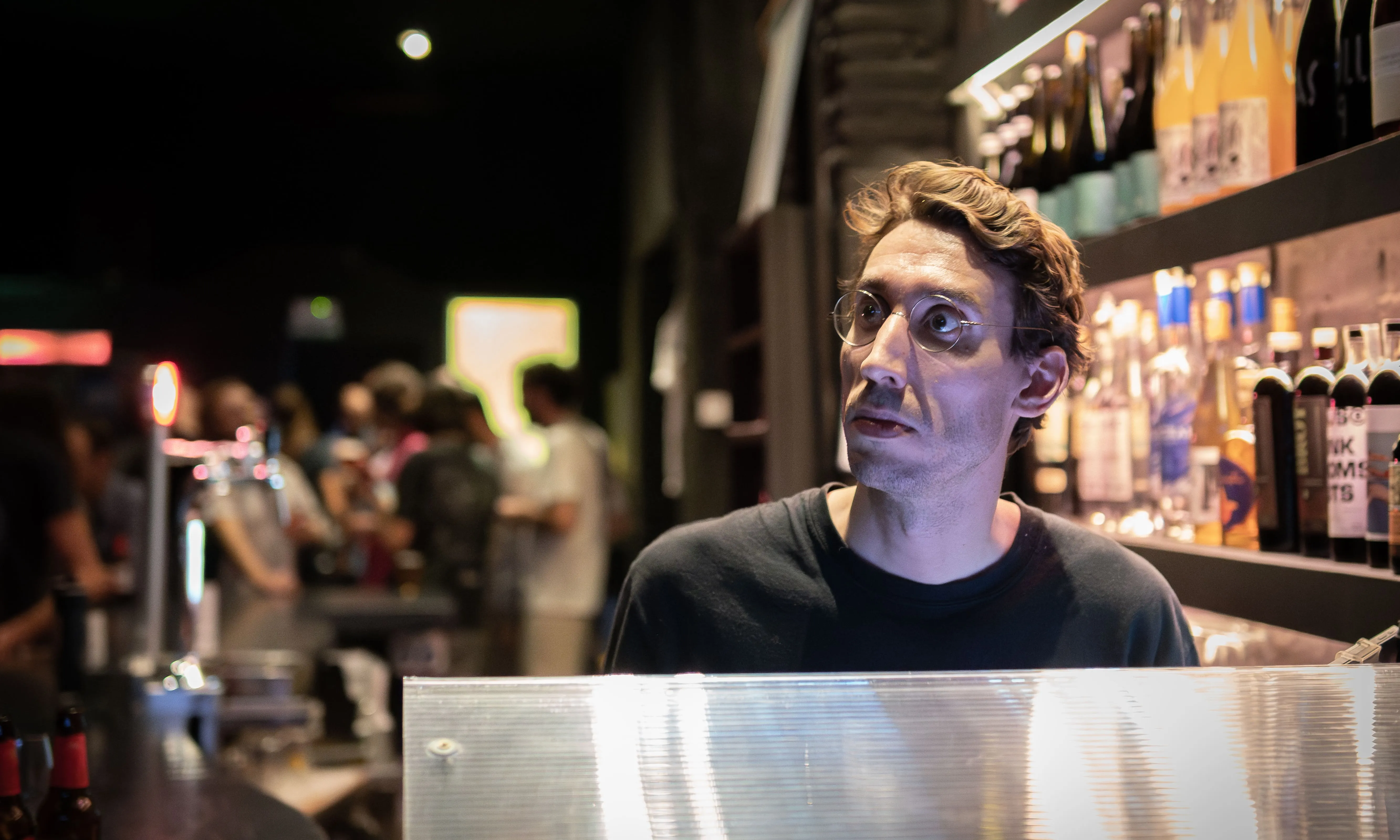 Sergi Egea, un dels socies fundadors de l'Afluent, a la sala VOL