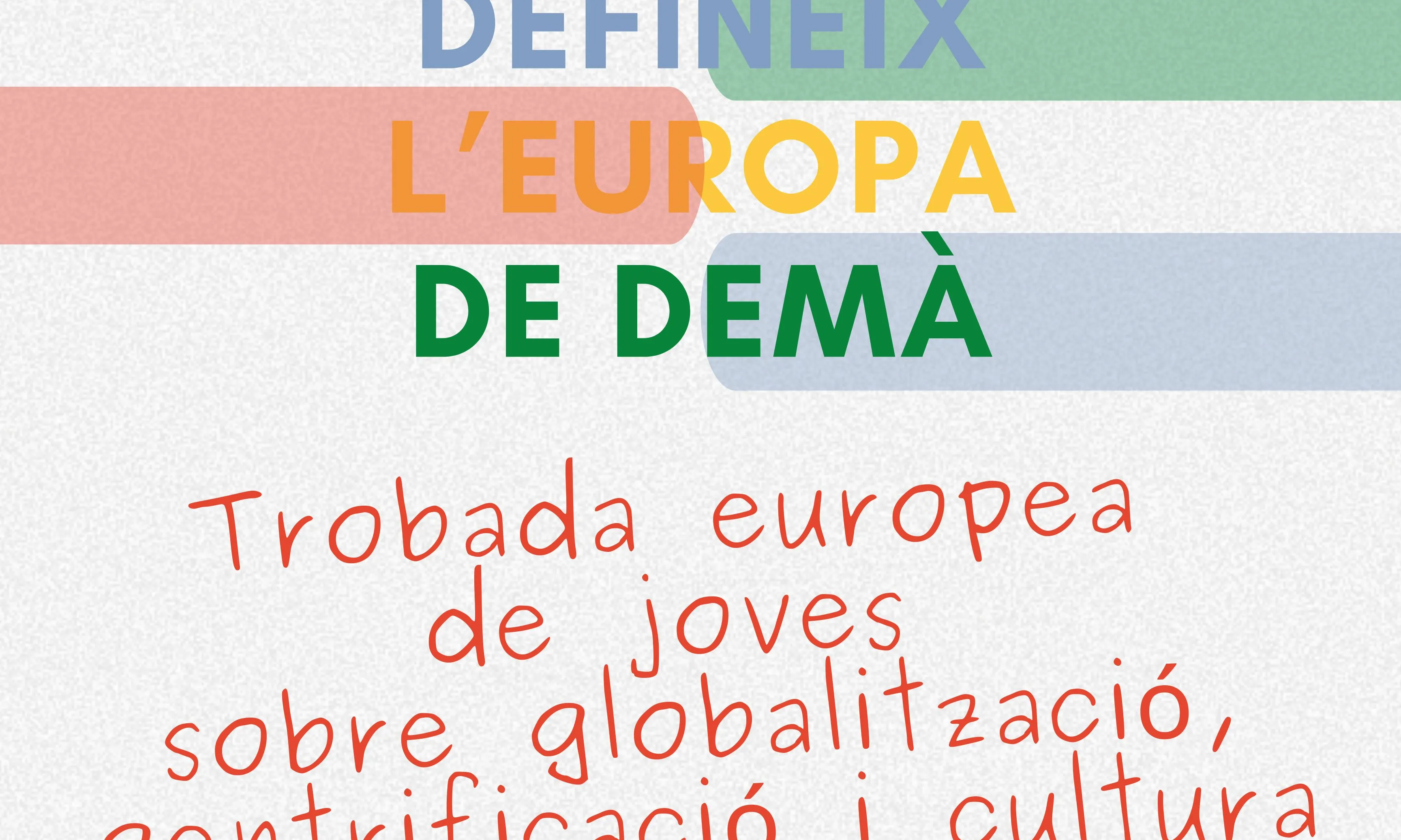 Part del pòster de la jornada