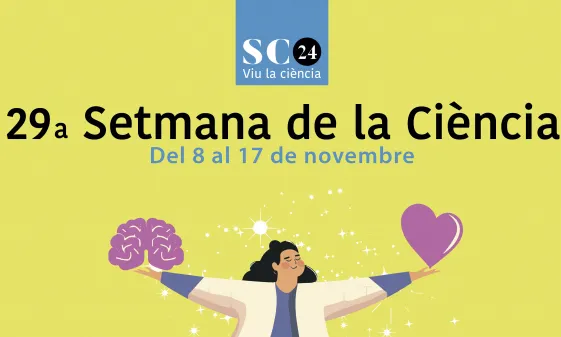 Cartell promocional de la Setmana de la Ciència