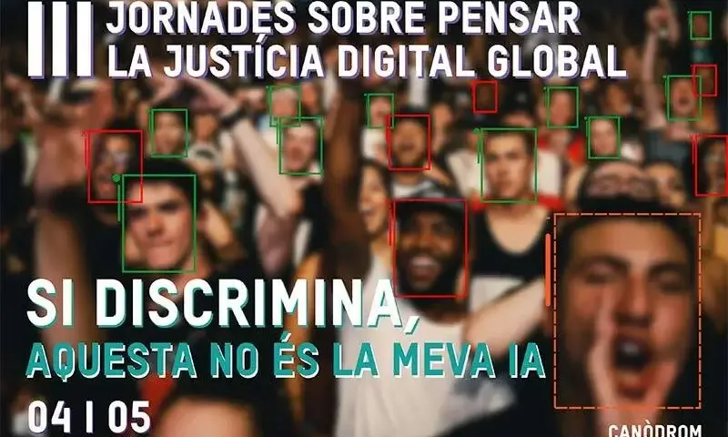 Cartell de les Jornades sobre Pensar la justícia digital global