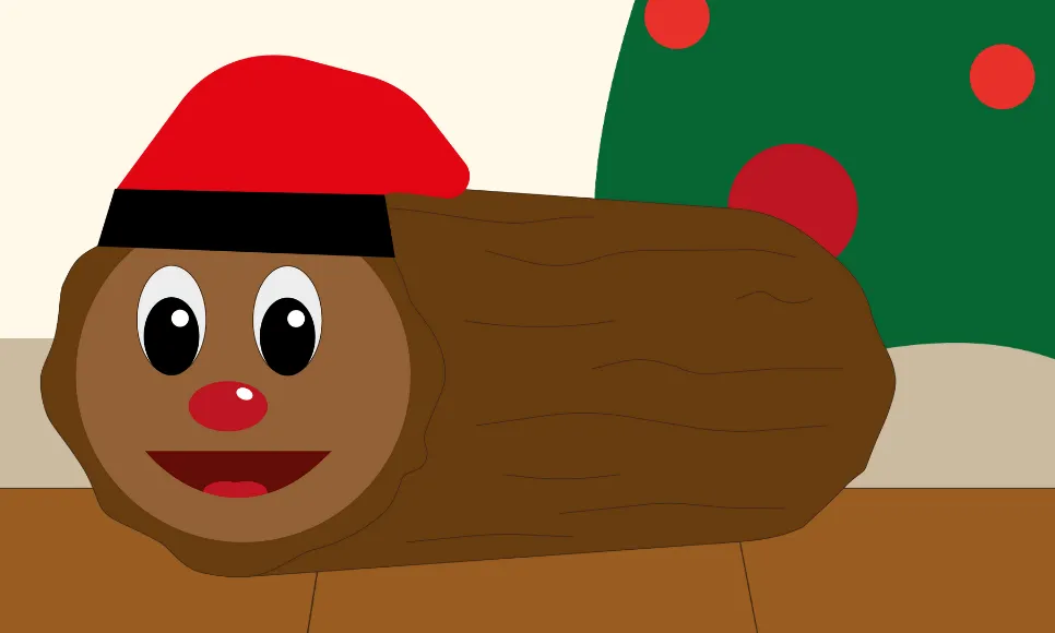 El tió de Nadal de Xarxanet preparat per brindar-nos noves propostes solidàries