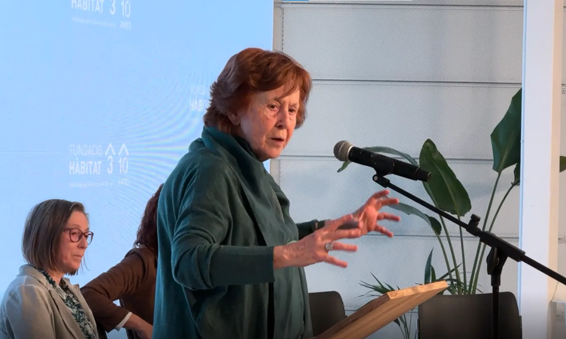 Carme Trilla durant l'acte