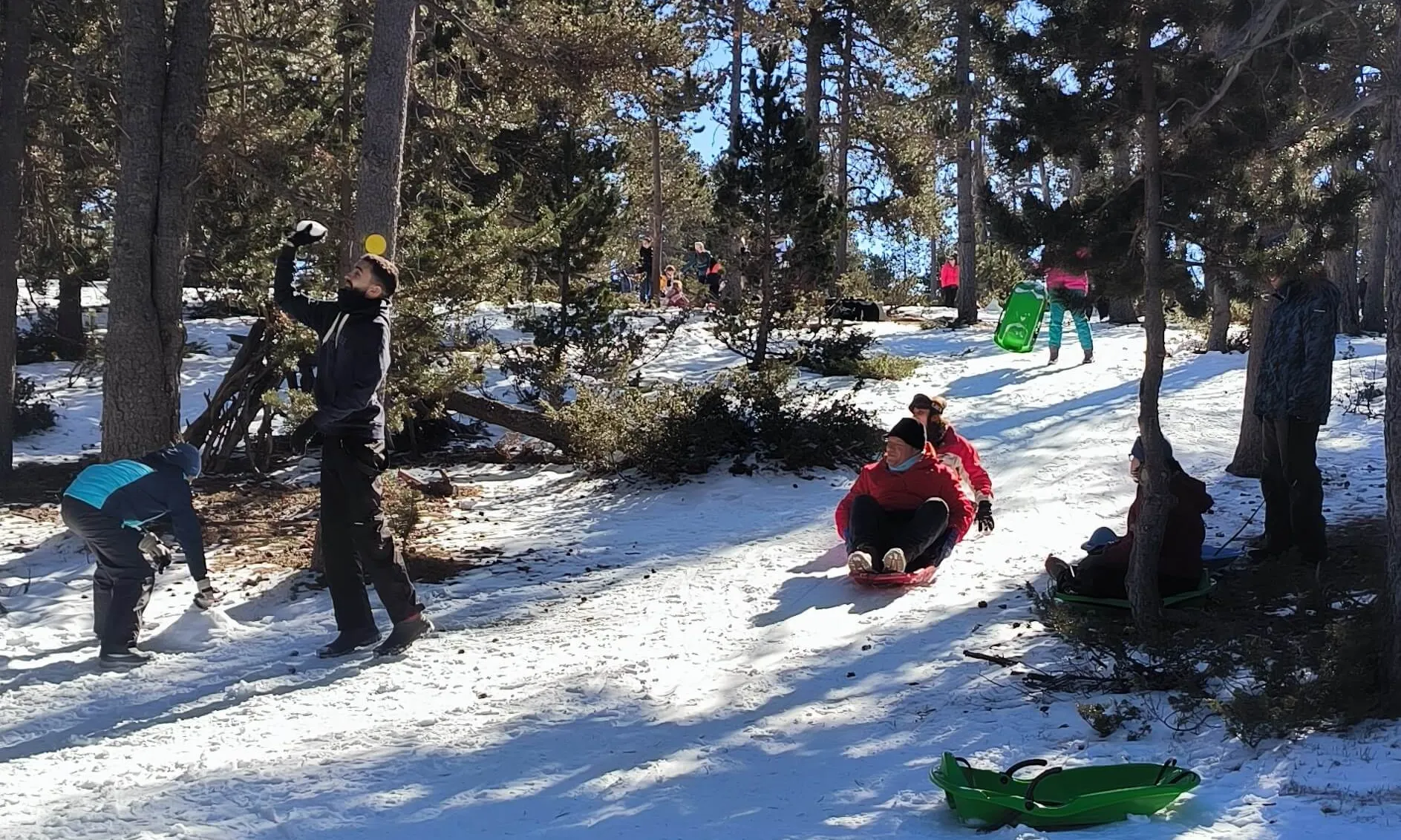 sortida a la neu amb la Fundació Demanoenmano