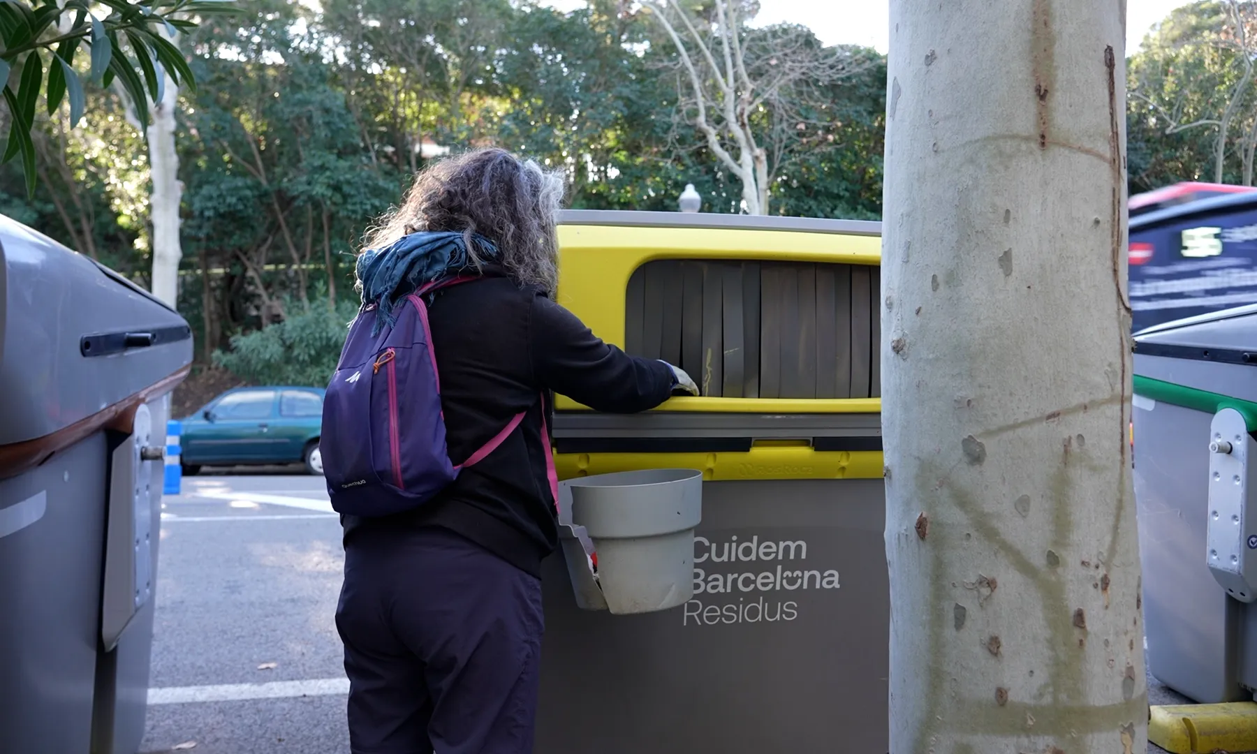 Al final de cada neteja, l'equip de voluntàries fa un recompte dels quilos de brossa i els reciclen.