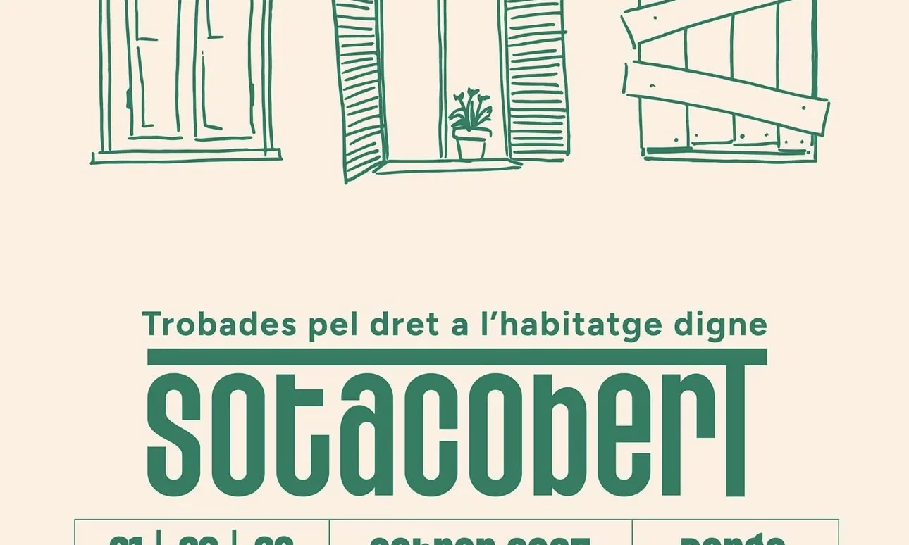 Sota Cobert: trobades pel dret a l’habitatge digne de la cooperativa Cal Blanxart.